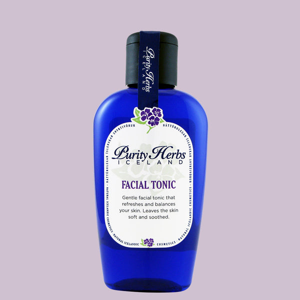 Facial Tonic, gentle herbal-based. Refreshes and refines the pores around the eyes. Eliminates impurities and doesn't dry out the skin.