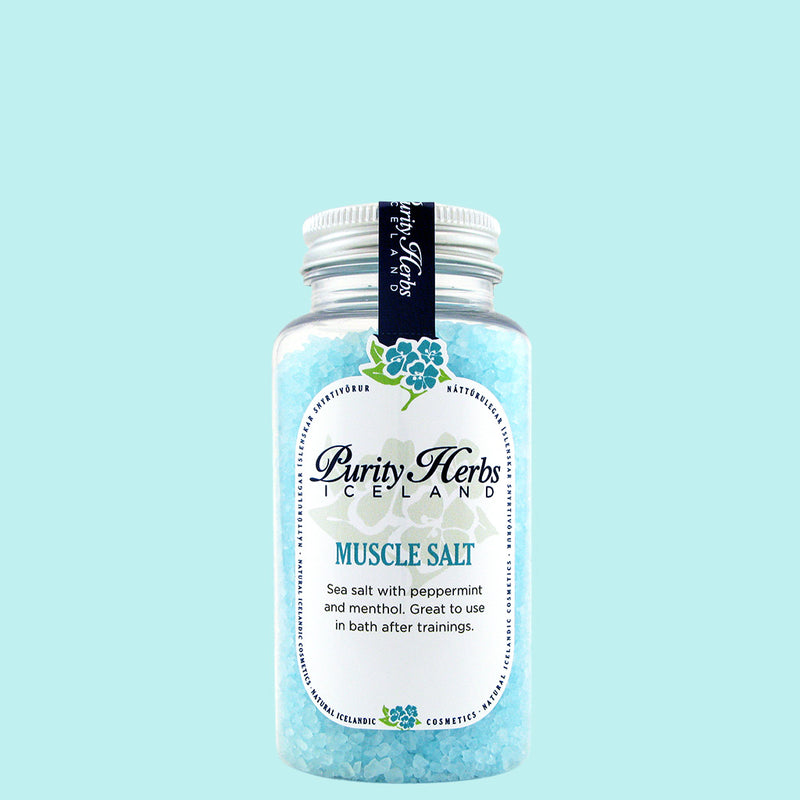 Muscle Salt, Powerful bath salt, containing ingredients that help to soothe sore and stiff muscles. Recommended for athletes and people suffering from sore muscles.
