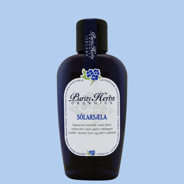 Wonderful body oil which accelerates tanning and promotes healthy luminous skin.